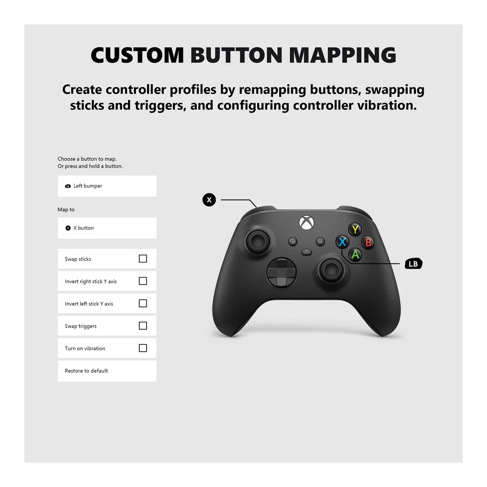 Xbox Wireless Core Controller - Carbon Black - Image 4