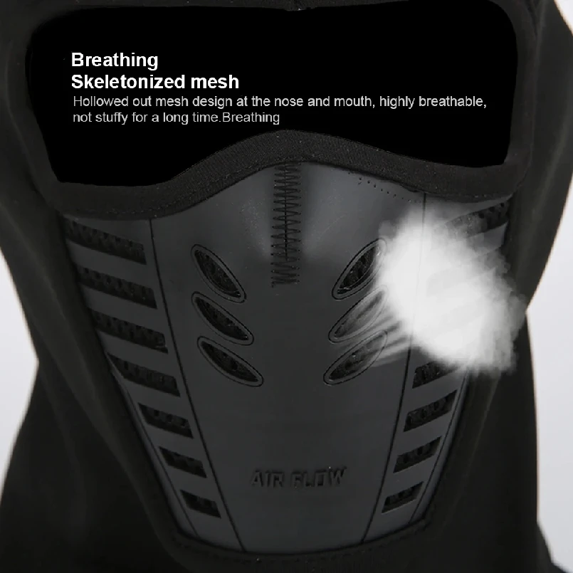 Winter Outdoor Cycling Full Face Mask Windproof Dustproof Keep Warm Face Cover Ski Head Cover Motorcycle Riding Balaclava Cap - Image 5