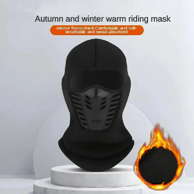 Winter Outdoor Cycling Full Face Mask Windproof Dustproof Keep Warm Face Cover Ski Head Cover Motorcycle Riding Balaclava Cap - Image 3