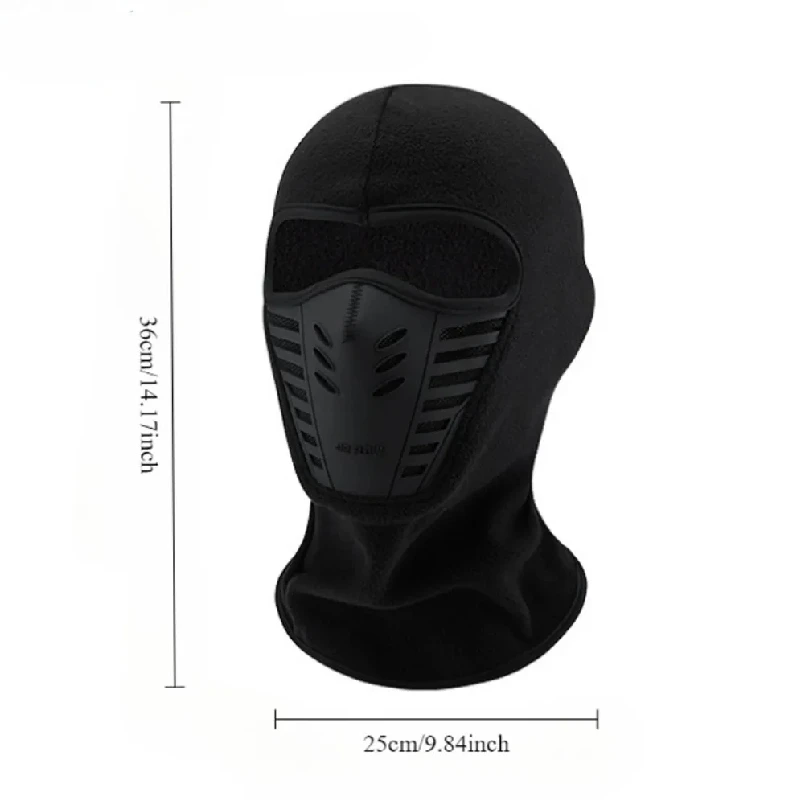 Winter Outdoor Cycling Full Face Mask Windproof Dustproof Keep Warm Face Cover Ski Head Cover Motorcycle Riding Balaclava Cap - Image 6