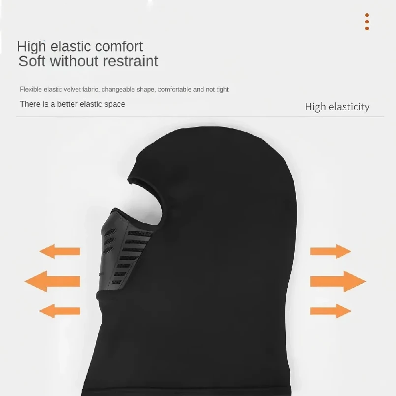 Winter Outdoor Cycling Full Face Mask Windproof Dustproof Keep Warm Face Cover Ski Head Cover Motorcycle Riding Balaclava Cap - Image 4